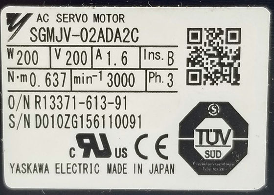 Η Yaskawa SGMJV-02ADA2C είναι ολοκαίνουργια από την βιομηχανία κινητήρων.