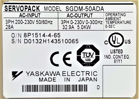 SGDM-50ADA Βιομηχανικά Servo Drives ολοκαίνουργια στο αρχικό κουτί