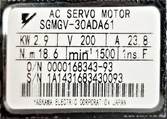 Η Yaskawa SGMGV-30ADA61 AC Servo Motor είναι ολοκαίνουργια στο αρχικό κουτί