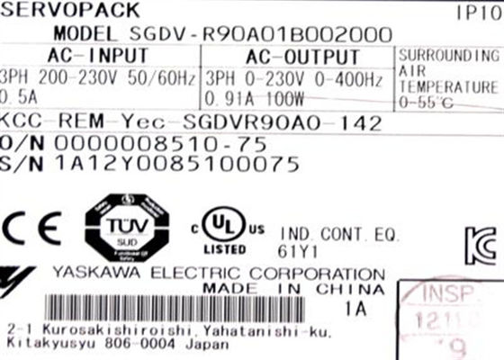 Η Yaskawa SGDV-R90A01B002000 AC Servo Drive είναι ολοκαίνουργια πρωτότυπη.