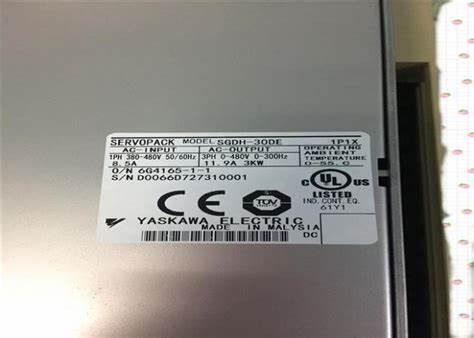 Yaskawa SGDH-30DE Βιομηχανικά AC Servo Drives Νέο πρωτότυπο 480V