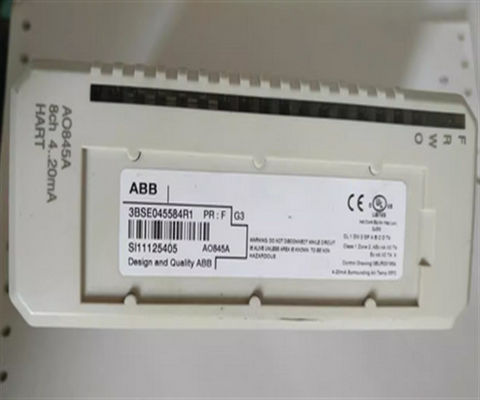 ABB 3BSE045584R1 AO845A Αναλογική έξοδος Επεπεξεργασμένη ή μοναδική επεξεργασμένη μονάδα τροφοδοσίας