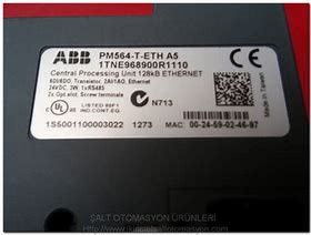 Νέα σειρά PLC λογικού ελεγκτή της ABB PM564-T-ETH 128KB