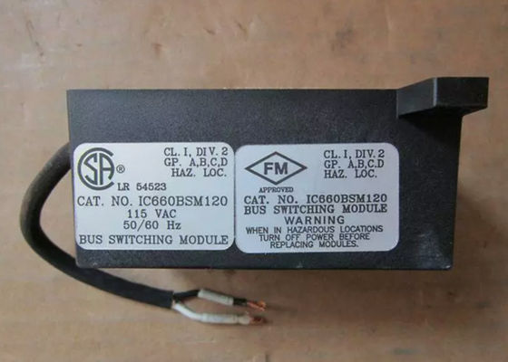 Το IC660BSM120 είναι ένα Genius I/O system Bus Switching module που χρησιμοποιείται για τη σύνδεση συσκευών I/O