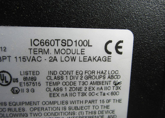 Το τερματικό σύνολο GE Fanuc IC660TSD100 κατασκευάζεται από την GE Fanuc, 32 έως 140 βαθμούς Φαρενάιτ