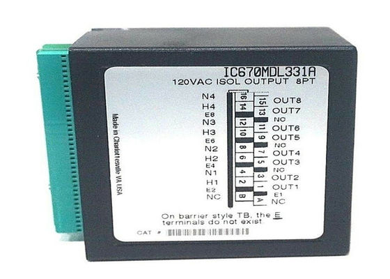 Το IC670MDL331 είναι μια μονάδα I/O ελέγχου πεδίου που κατασκευάζεται από την GE Fanuc