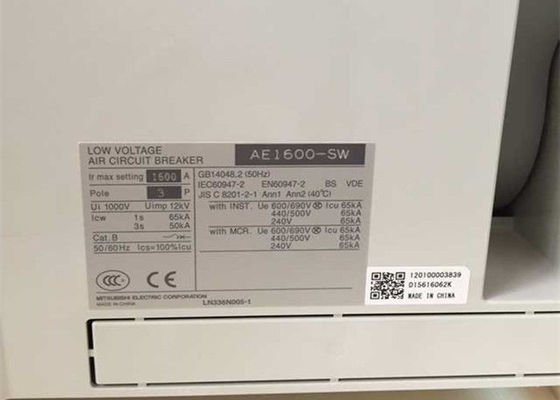 MITSUBISHI 1600A ACB AE1600-SW Χαμηλής τάσης λειτουργικός διακόπτης αέρα 3P Fix NEW