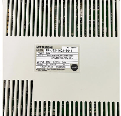 Ενεργοποιητής κινητήρα AC MR-J2S-100A-S046 3 φάσης