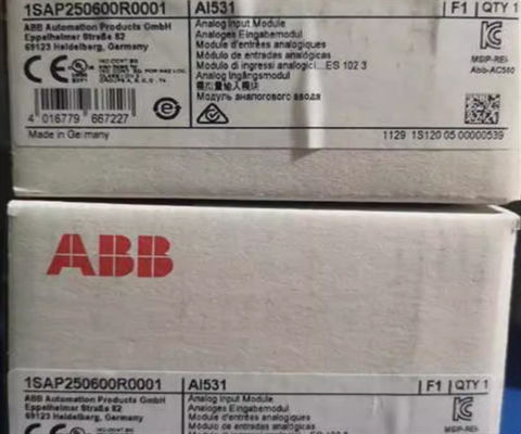 ABB 1SAP250600R0001 Αναλογική είσοδος RTD 8AI Μοντέλο AI531