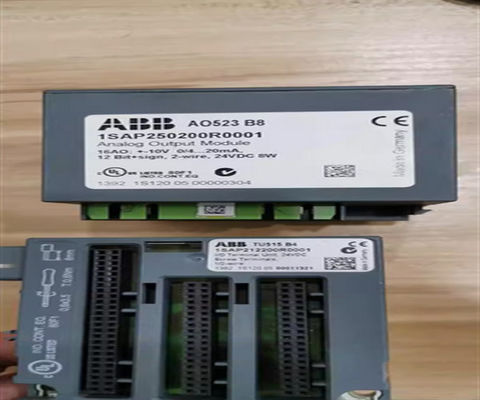 AO523 ABB - Αναλογική μονάδα εξόδου 1SAP250200R0001 Επαναχούμενη μονάδα τροφοδοσίας