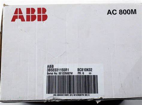 3BSE031155R1 BC810K02 Μονάδα επικοινωνίας ABB Νέο αρχικό κουτί