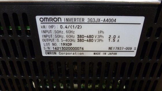 Ο κινητήρας σέρβο Omron 3G3JX-A4004
