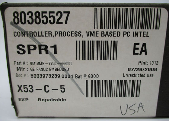 GE Fanuc Automation VMIVME-7750-666000 Υπολογιστής με μονάδα VME βασισμένος σε επεξεργαστή Pentium III