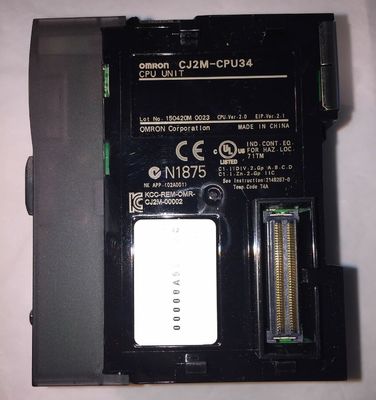 Omron CJ2M-CPU34 Διορισμός ρεύματος 5A Προγραμματιζόμενος ελεγκτής