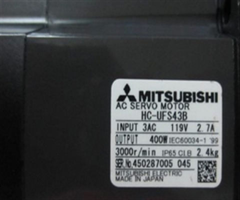 Το HC-UF43 από το Mitsubishi Servo Motor 200V AC τροφοδοσία