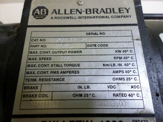 ΑΒ 1326ΑΒ-Α2Ε-21 SERV MTR, 32-IN-LB, 3K-RPM, IEC METRIC Βάρος 25,90 lbs