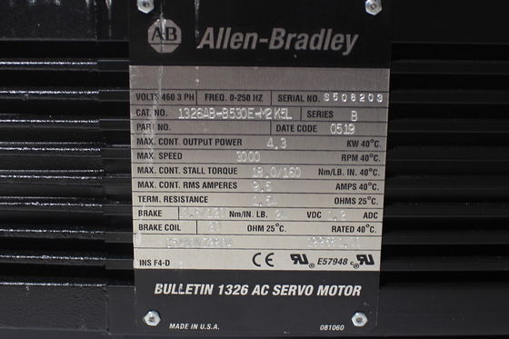 ΑΒ 1326ΑΒ-Β530Ε-M2K5L Β Σερβοκινητήρες εναλλασσόμενου ρεύματος για έλεγχο ακριβείας