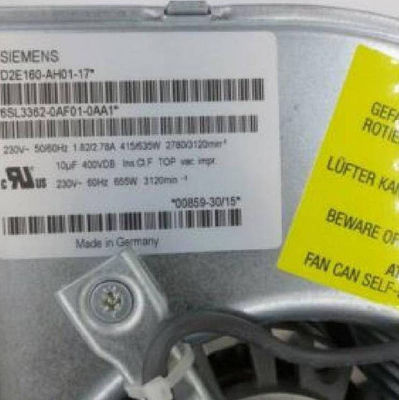 ΣΕΜΕΝΣ Κέντριο ψύξη ανεμιστήρα 6SL3362-0AF01-0AA1EMBPAPST D2E160-AH01-17