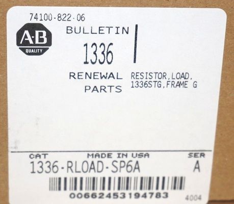 Υπηρετικοί κινητήρες της σειράς AB 1336-RLOAD-SP6A Torque Plus για την τροφοδοσία 1391-DES AC