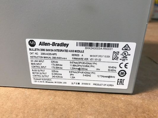 ALLEN-BRADLEY 2093-AC05-MP5 Κινητική 2000 Ενσωματωμένη μονάδα άξονα και μονάδα άξονα