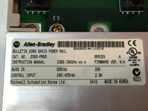 Αλεν Μπράντλεϊ 2093-PRS5 KINETIX 2000 SERVO POWER RAIL 5 ΣΛΟΤ