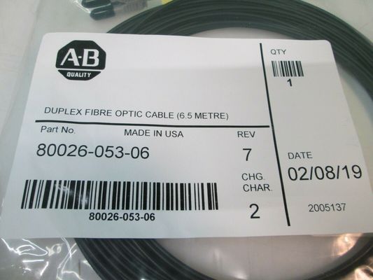 ALLEN-BRADLEY 80026-053-06 Διπλό οπτικό καλώδιο ινών 5.5M