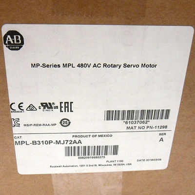 Αλεν-Μπράντλεϊ MPL-B310P-MJ72AA MPL σειρά MPL 480V AC περιστρεφόμενος ελεγκτικός κινητήρας