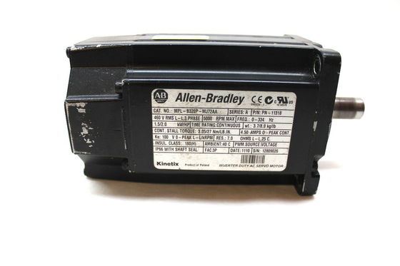 Αλεν-Μπράντλεϊ MPM-B320P-MJ72AA MP-Series MPL 480V AC περιστροφικός κινητήρας
