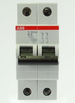 ABB 2cds272001r0065 s202m-b6 Εναλλακτικός διακόπτης κυκλώματος S200