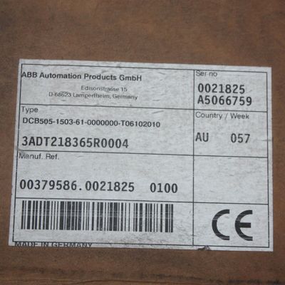 ΑΜΒ 3ADT218365R0004 DCB505-1503-61-0000000-T06102010