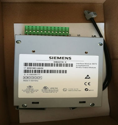 Η Siemens 6DD16810AG2 αρχική μονάδα συστήματος προγραμματισμού ελέγχου εργαλείου μηχανής