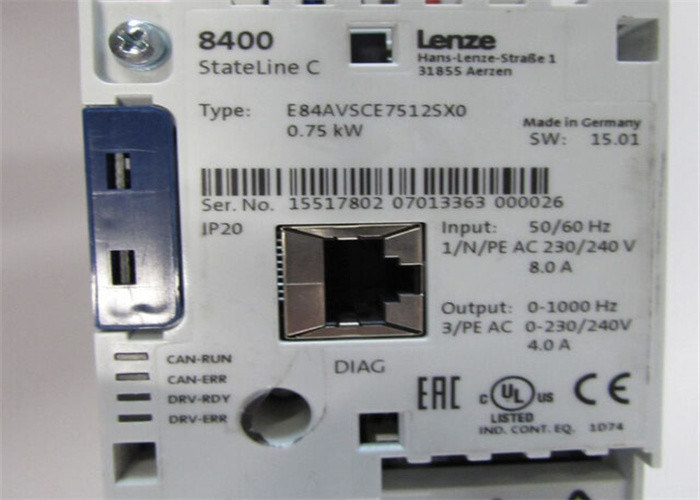 ΕΓΚΑΤΆΣΤΑΣΗ ΣΕΙΡΆΣ STATELINE Lenze E84AVSCE7512SX0 8400 0,75 KW (1,0 HP)