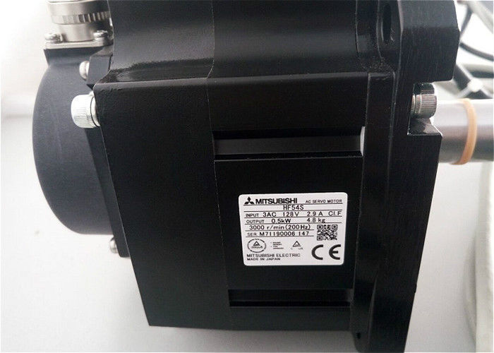 Σειρά 0.5KW 3AC 128V 2.9A 3000r/min σερβο μηχανών HF εναλλασσόμενου ρεύματος της Mitsubishi HF54S Industial ολοκαίνουργια