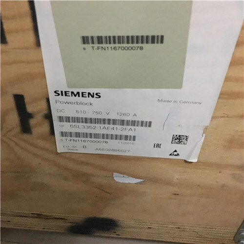 Ο φραγμός δύναμης Siemens 6SL3352-7AE35-0AA1 για το συνεχές ρεύμα 490 μια ενότητα 3 510-750 Β μηχανών φάσεις χρωμάτισε τις ενότητες