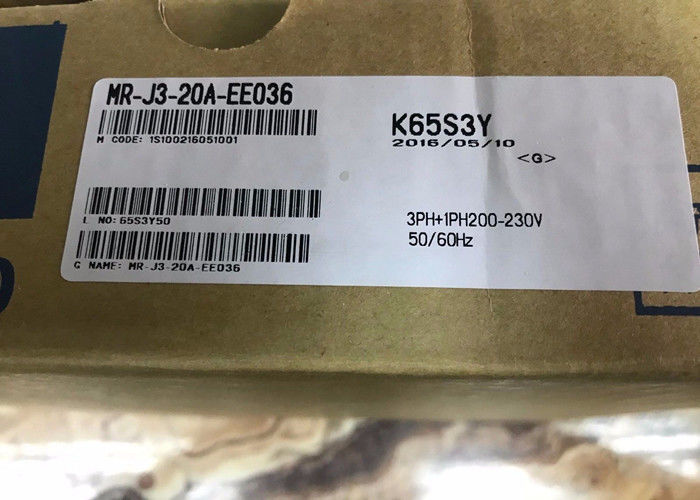 Της MITSUBISHI βιομηχανικό DRIVE 200W 170V 0-360Hz 1.5A ενισχυτών κ.-j3-20a-EE036 εναλλασσόμενου ρεύματος σερβο