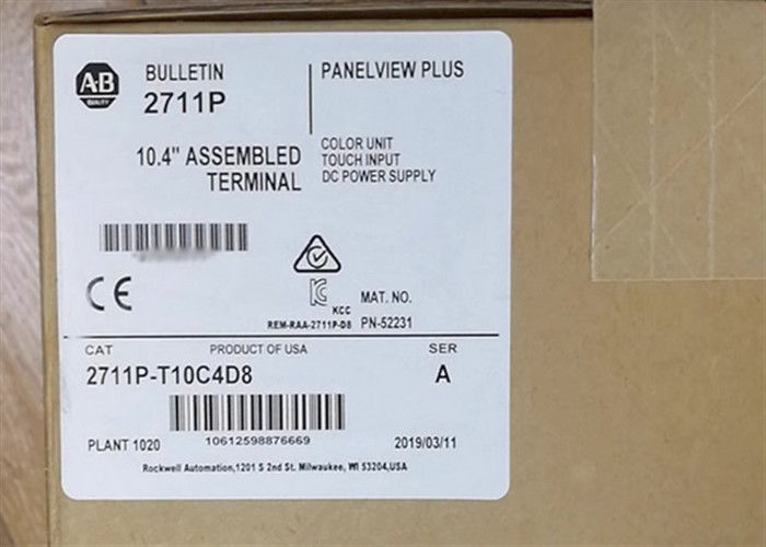 Οθόνη αφής 2711P-T10C4D8 Άλλεν-Bradley HMI 640 X 480 γραφική παράσταση χρώματος 18 μπιτ