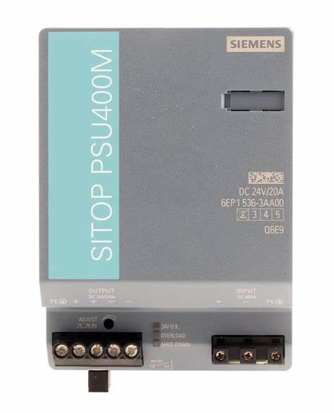 SIEMNES 6EP1536-3AA00 SITOP PSU400M 20 A DC/DC μετατροπέας εισόδου: 600 V DC έξοδος: 24 V DC/20 A