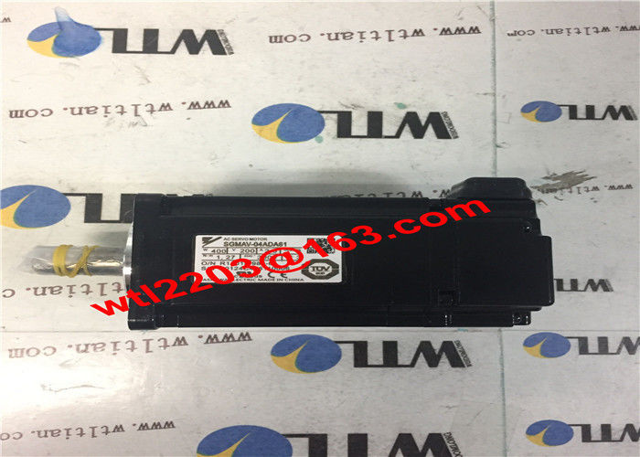 Βιομηχανική σερβο μηχανή sgmav-04ADA61 400W 200V εναλλασσόμενου ρεύματος Yaskawa ολοκαίνουργια