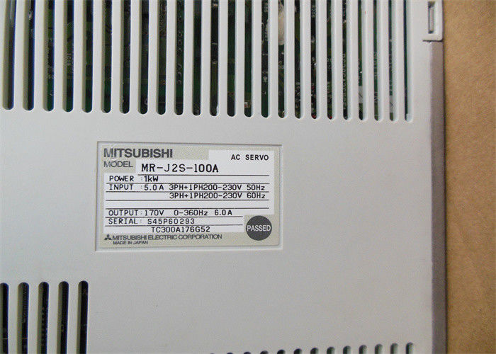 Της MITSUBISHI 3-Phase 1KW Drive σερβο μηχανών ενισχυτών κ.-j2s-100A εναλλασσόμενου ρεύματος σερβο ΝΈΟ