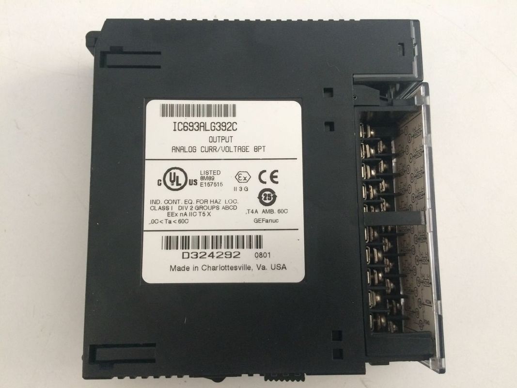 IC693ALG392 GE Fanuc Οκτώ μονοδιάστατα κανάλια εξόδου που παρέχουν μονάδα 0 έως +10 Volt