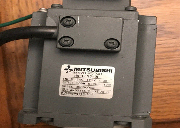 Mitsubishi NEW 200W AC SERVO MOTOR HA-FF23-UL 3AC 129V 1.3A 3000 στροφές ανά λεπτό