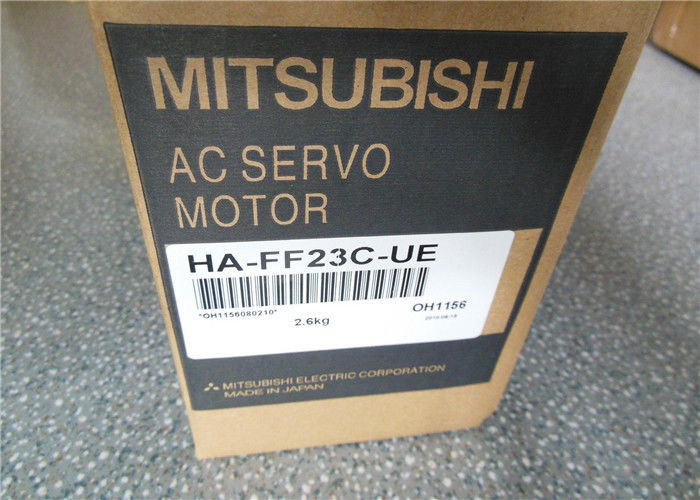 Mitsubishi 200W AC SERVO MOTOR HA-FF23C-UE 3AC 129V 1.3A 3000 στροφές ανά λεπτό σε απόθεμα