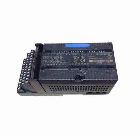 GE IC200MDL643 24 Volts DC ονομαστική θετική/αρνητική λογική μονάδα εισόδου η οποία έχει 16 σημεία εισόδου