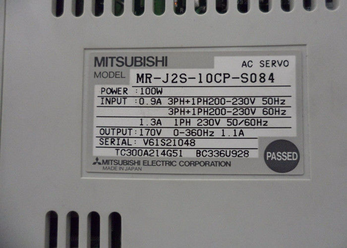 ΜΙΤΣΥΒΙΣΙ Σειριακός ελεγκτής σέρβο MR-J2S-10CP-S084 3 φάσης βιομηχανικός ελεγκτής σέρβο κινητήρα
