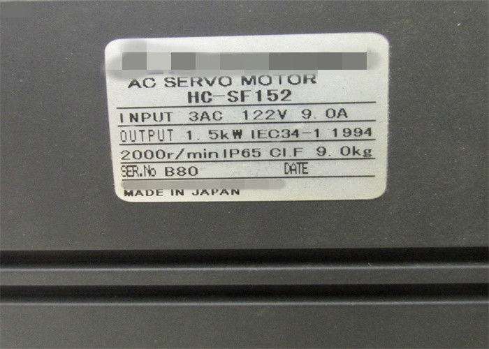 1.5Kw 3 Φάσης Σερβοκινητήρας, MITSUBISHI AC Strong Servo Motor HC-SF152 HC-SF152K