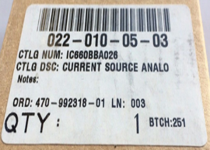 Το IC660BBA026 είναι ένα Genius Block I/O. Προηγουμένως κατασκευασμένο από την GE Fanuc, την Emerson Automation