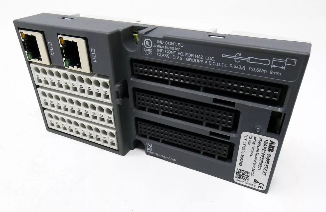 ΑΜΒ PLC-AC500 DC Ψηφιακή μονάδα I O DC508-ETH Νέο αρχικό κουτί