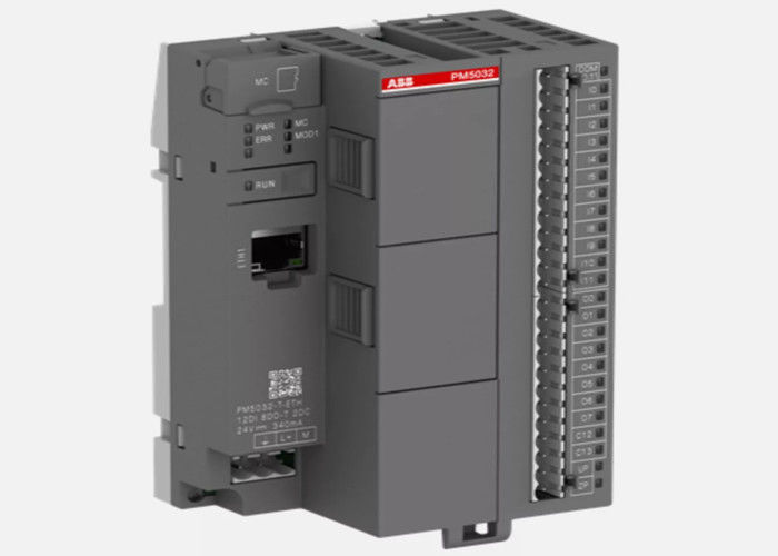 Μονάδα επεξεργαστή ABB PM5032-T-ETH. Μνήμη 2MB. 12 DI 24VDC. 8 DO 24VDC 0.5A. 2 DC 24VDC.