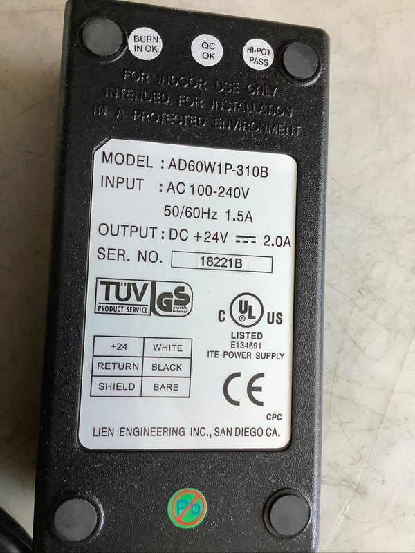 Omron 97-100004-15 1.5A IP65 Αδιάβροχος ρομποτικός κινητήρας με εξοικονόμηση ενέργειας 60HZ