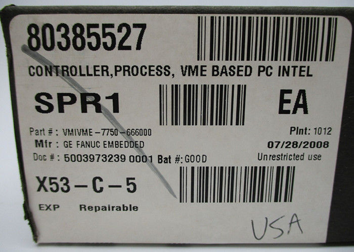 GE Fanuc Automation VMIVME-7750-666000 Υπολογιστής με μονάδα VME βασισμένος σε επεξεργαστή Pentium III